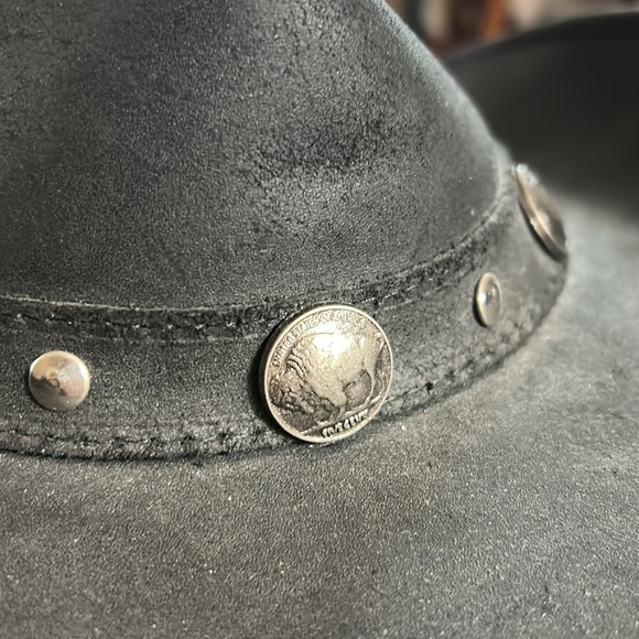 Minnetonka The Outback Buffalo Nickel vintage thick leather shapable cow… - Picture 8 of 8